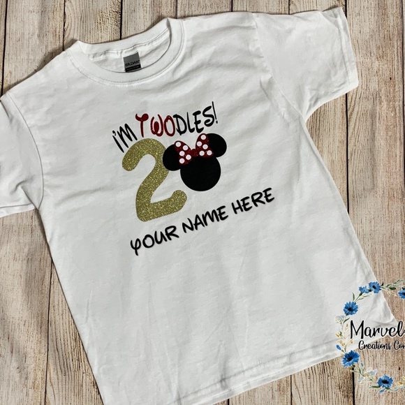 Minnie Mouse 2nd Birthday Shirt - Im Twodles shirt - Picture 2 of 6